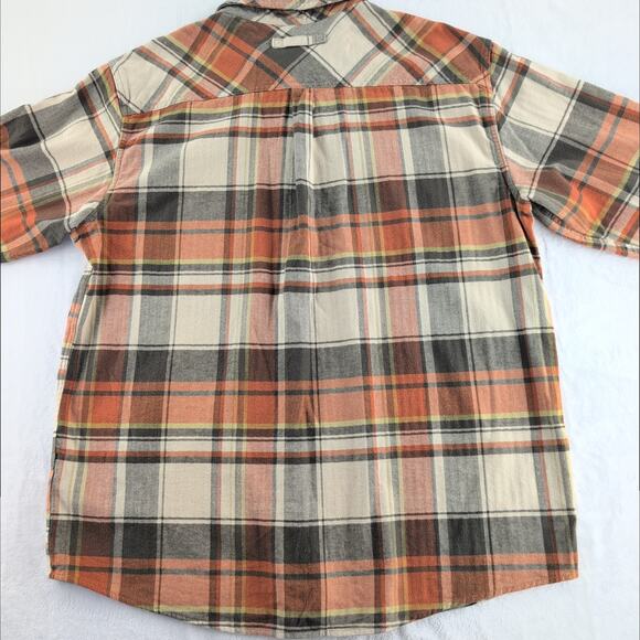 Legendary Whitetails Men's Casual Plaid Shirt - Rust, Black, Ivory - Picture 8 of 8